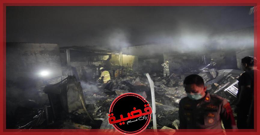 "وسائل إعلام": مصرع وإصابة العشرات في حريق ضخم بمستودع وقود بإندونيسيا