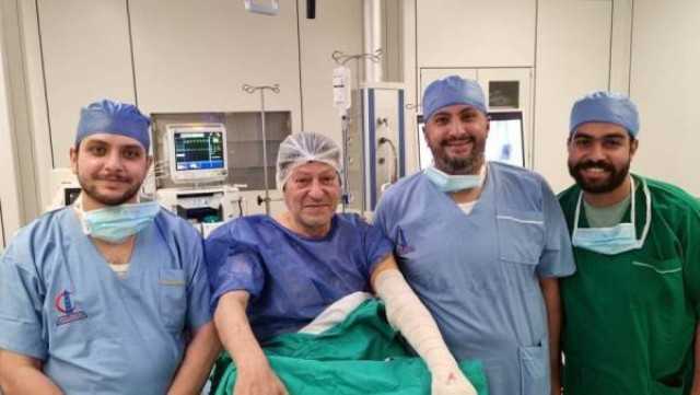 نجل محمد الحلو يعلن خروج والده من غرفة العمليات بعد أزمته الصحية