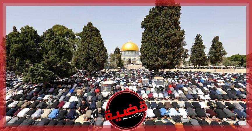 الإحتلال الإسرائيلي يطرد المعتكفين داخل المسجد الأقصى.. ويعتقل أح