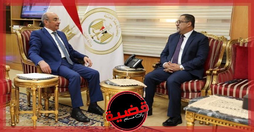 وزير العدل يبحث مع نظيره اليمني سبل تعزيز التعاون القضائي والقانوني بين البلدين