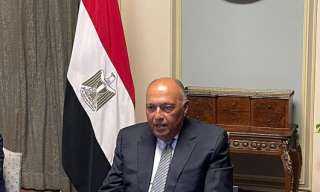 شكري: مصر ترفض سياسات تهجير الفلسطينيين
