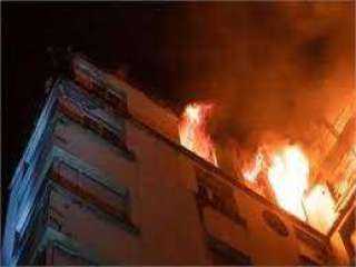 إصابة شخصين إثر حريق شقة سكنية بالإسكندرية