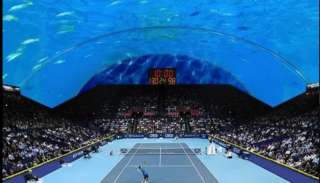 مواصفات أول ملعب تنس تحت الماء في دبي