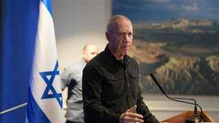 وزير الدفاع الإسرائيلي: أي عمل عسكري يجب أن ينتهي بحل سياسي