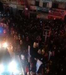 اندلع حريق هائل في صيدلية بمدينة طلخا في محافظة الدقهلية